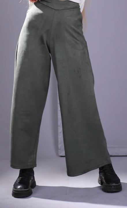 Suede pants